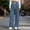 Navy, variant on Liuinsasek Women's Waffle Pattern Wide Leg Pants Fashion Casual Solid Color Drawstring Elastic Waist Comfy Loose Lounge Pants Winter style with Pockets