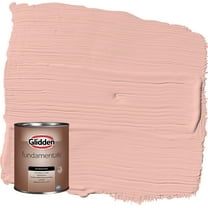 Glidden Fundamentals Peach Beige / Red Satin Exterior Paint, 1 Quart
