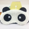 thumbnail image 2 of Miangastore Masque pour les Yeux Panda Couleur Assortie Tissu Peluche 10 Pcs 7.5 x 4.7 x 3.9 Po, 2 of 8