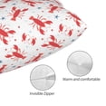 thumbnail image 3 of Naloa Lobsters And Sea Stars Pillow Covers, Throw Pillow Case Cushion Covers,Cushion for Bedroom,Couch,Home-16"x24", 3 of 6
