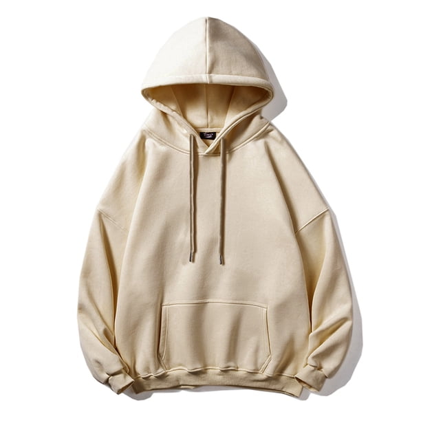 Gibobby Sudadera polar hombre Sudadera con Capucha para Hombre algodón Camisa para Hombre(Beige,XG)