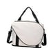 thumbnail image 4 of Bolsa para raquetas de tenis, bandolera con compartimentos para ropa seca y húmeda, bolsa de gimnasio de gran capacidad Blanco, 4 of 9