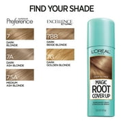 LOreal Paris Magic Root Cover Up Temporary Gray Concealer Spray, Dark Blonde, 2 oz