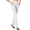 White plus size straight leg pants a1, variant on Usloyux Women Plus Size Straight Leg High Waisted Trousers with Pockets Solid Basic Office Long Pants Casual Daily Wear Bottoms, Pink S