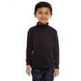 thumbnail image 2 of Leveret Solid Turtleneck 100% Cotton (14 Years, Black), 2 of 3