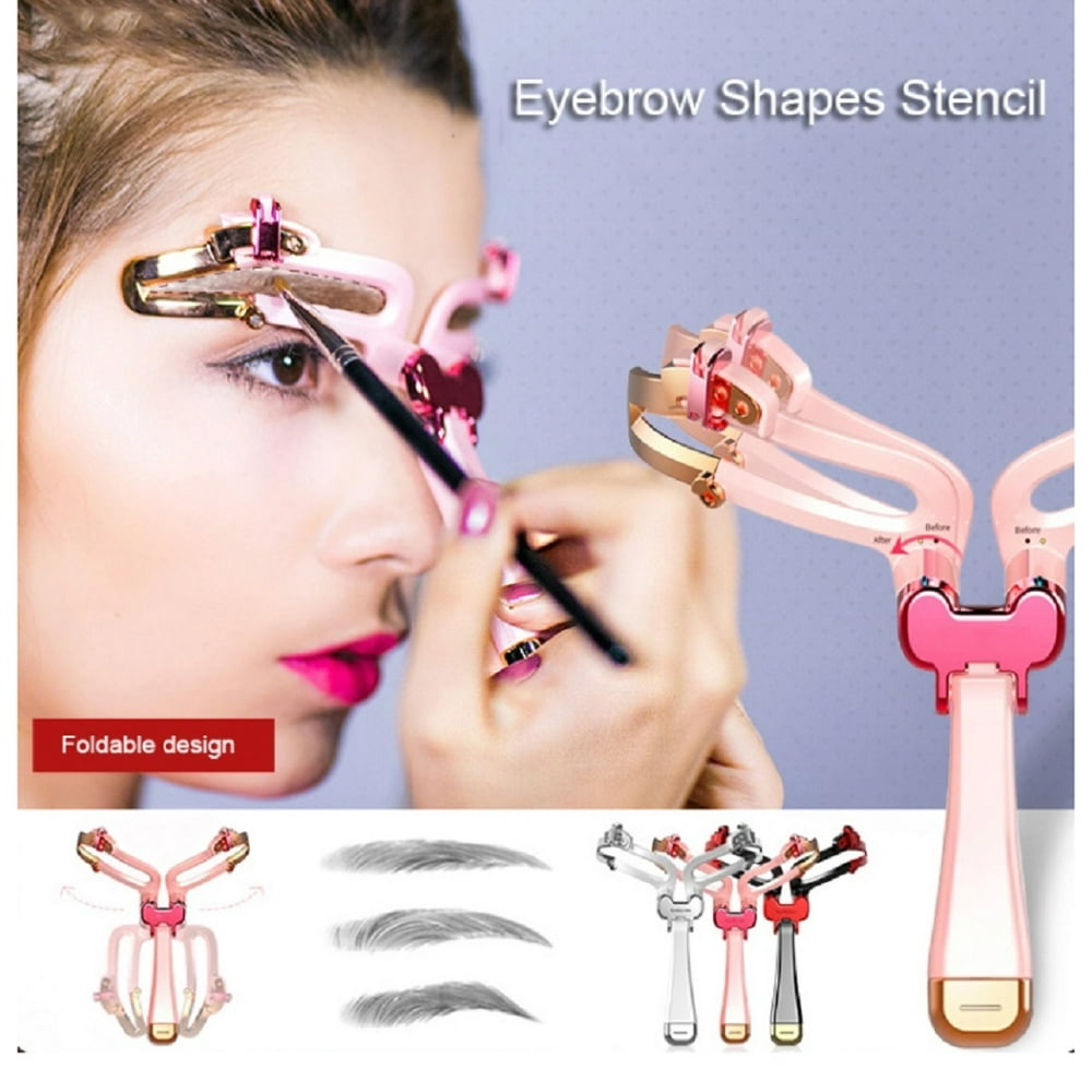 Adjustable Eyebrow Shapes Stencil Eyebrow Mold Makeup Tools Cosmetic