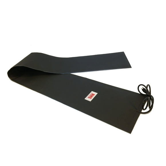 RHS Snow Melting Mats – Roof & Valley Heater for Ice Dam Prevention – American-Made, Black, Melts 2” Snow per Hour (25’ x 13”)