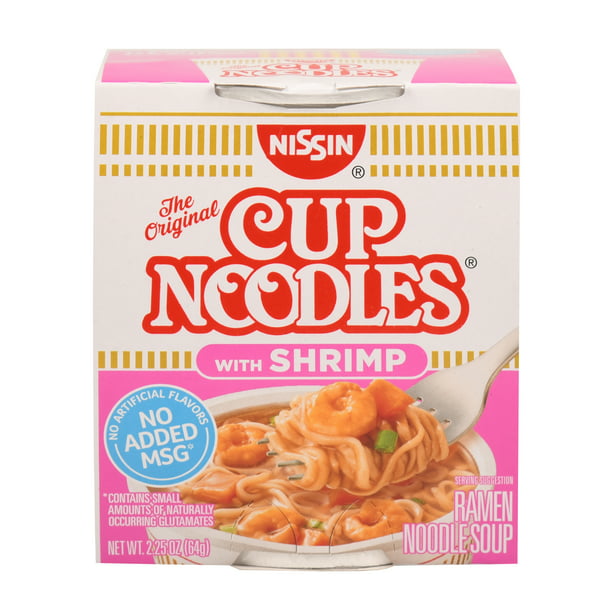 Nissin Cup Noodles with Shrimp - Walmart.com - Walmart.com