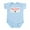 Sky Blue, variant on CafePress - Door County Infant Bodysuit - Baby Light Bodysuit, Size Newborn - 24 Months