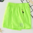 thumbnail image 5 of Akafmk Summer Stretch Ice Silk Shorts,Elastic Waist Lightweight Casual Athletic Bottoms (Toddler Boy's or Boy's),Sizes 6-15 Years, 5 of 6