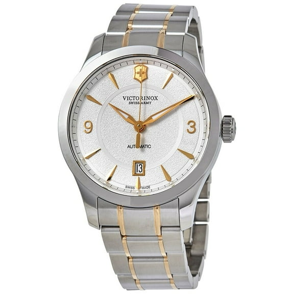 Victorinox Swiss Army Alliance Automatic Two-Tone Steel White Dial Men's Watch 241874