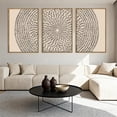 thumbnail image 4 of Jesus Wall Art 16x24 Inch Jesus Feeds The 5000 Canvas Wall Art Set of 3 Framed Christian Wall Decor Modern Abstract Art Print for Living Room Bedroom Office, 4 of 8