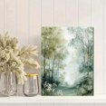 thumbnail image 2 of Misty Forest Landscape Canvas Print Wall Art for Living Room Bedroom Dining Room Office Hotel Hallway Entryway Decor, 2 of 8