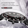thumbnail image 3 of Watches for Women Ultra-Thin Waterproof Nurse Watch with Silicone Band,Military Time Luminous Easy Read Dial Watch Birthday Gift for Women Men, 3 of 8