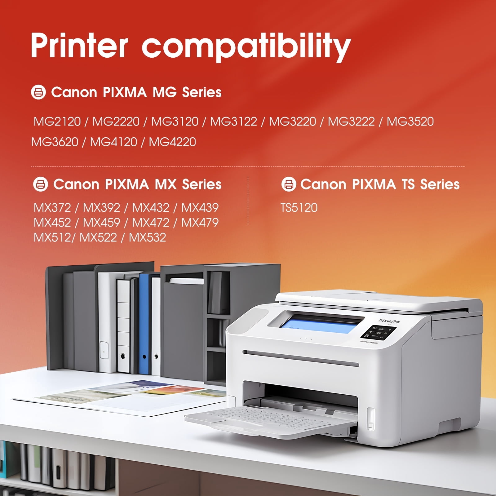240XL 241XL Ink Cartridges Compatible for Canon 240 and 241 Ink Combo for Pixma MG3620 MG3600 MG3120 TS5120 TS5100 MG4220 MG3520 MG2120 MX452 MX472 MX512 Printer(1 Black, 1 Tri-Color)