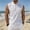 White-A, variant on Men's Stand Collar Button Linen Tank Top Sleeveless Vest Henley T-Shirt Summer Breathable Tee Base Tops Army Green-A