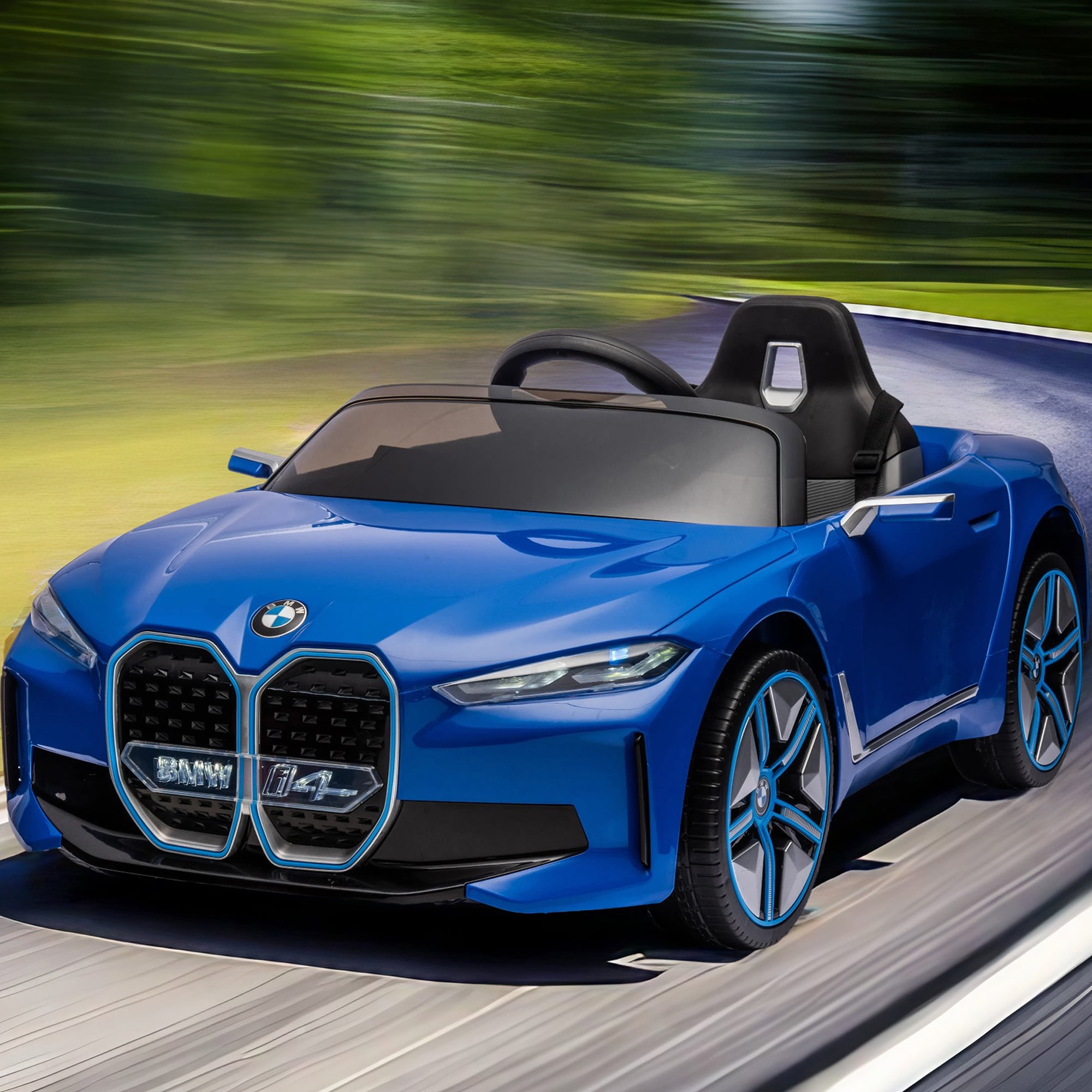 Licensed BMW I4 12V Ride on Cars with Remote Control, Battery Powered ...