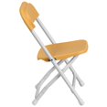 thumbnail image 3 of Kids Yellow Plastic Folding Chair, 3 of 9