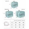 thumbnail image 2 of Teal Summer Coastal Toaster Cover 2 Slice, Small Kitchen Appliance Covers, Modern Ocean Waves Starfish Shell Toaster Oven Cover with Loop, Bread Machine Cover Polyester Dust Cover Protection, 2 of 4