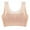 Khaki, variant on Aoochasliy Bras for Women Clearance Ladies Stretch Plus Size Sports Bra Underwire Yoga Hollow Out Bra