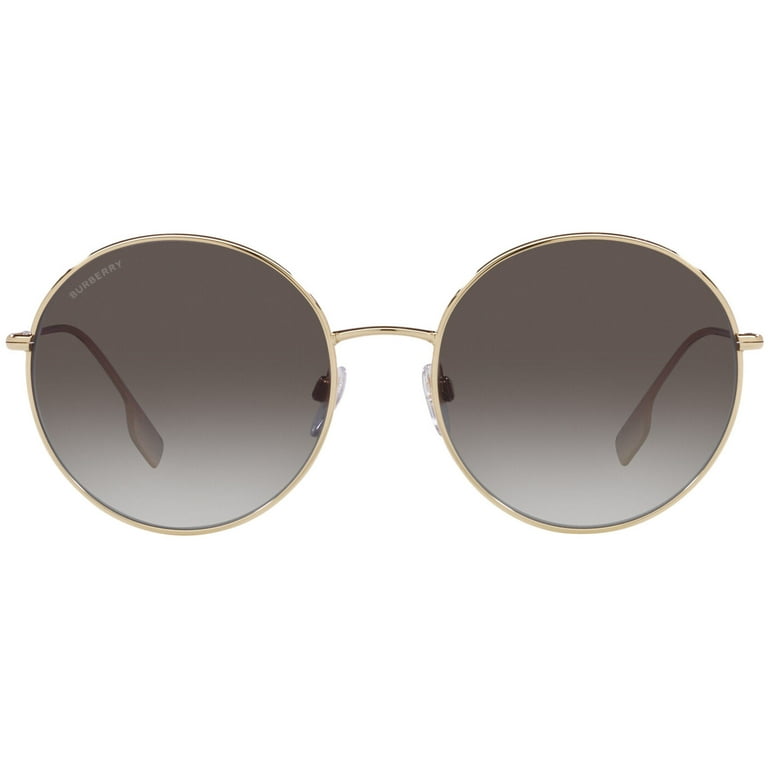 Burberry Womens Round Sunglasses BE3132 11098G 58mm with
