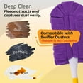 thumbnail image 4 of Swiffer Reusable Duster Refills Swiffer Strong Compatible Mixed Colors 3 Pack Fleece Duster Refills, 4 of 5