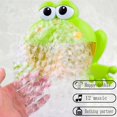 thumbnail image 2 of Frogs Bubble Bath Toy | Music Nursery Rhyme Bubble Blower Machine for Toddler | Let Baby Love Bathing, 2 of 5