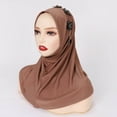 thumbnail image 6 of EnJoCho Stretch Turbans Hat for Ladies Easy Wear Soft Hijab For Women Instant Hijab Scarf Turbans Prayer Scarf Abayas Dress Clothes, 6 of 9