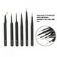 thumbnail image 3 of NOn Tweezer 6PCS Pinzas antiestáticas de acero inoxidable ANGGREK Otros, 3 of 8