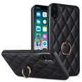 thumbnail image 1 of iPhone 14 /13 /12 /11 Plus Pro Max Mini XR XS MAX 7Plus 8Plus Case,Soft TPU Leather Back Case With Ring Holder Stand Cheap and fine, 1 of 5
