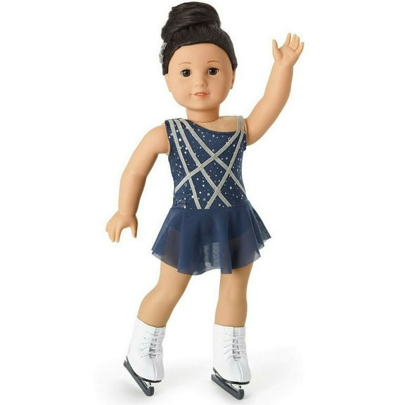 American Girl Doll Outfit Team USA Skating Set for 18" Dolls (Doll Not Included)
