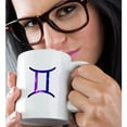 thumbnail image 2 of 3dRose, Gemini horoscope symbol - zodiac glyph astrological twins star sign, 11oz Magic Transforming Mug, 2 of 8
