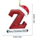 thumbnail image 3 of Adornos navideños, adornos navideños, regalos navideños, 26 letras, decoración para árbol de Navidad, adornos colgantes para árbol de Navidad, adornos navideños personalizados, decoración navideña, de, 3 of 6