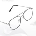 thumbnail image 2 of Gafas anti-azules Gafas con montura metálica retro Gafas generales para hombres y mujeres Cómodas, 2 of 5