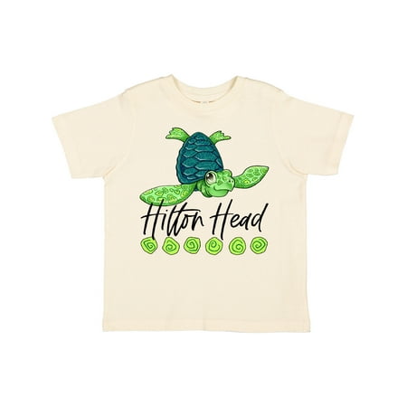 

Inktastic Hilton Head Cute Smiling Sea Turtle Gift Toddler Boy or Toddler Girl T-Shirt