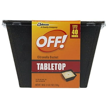 Off 70801 19 oz. Citronella Single Wick Bucket