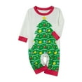 thumbnail image 6 of DuAnyozu Family Matching Pajamas Christmas Pjs Holiday Nightwear Sleepwear Sets Long Sleeve Pjs Santa Claus Xmas Pjs Set, 6 of 10