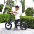 thumbnail image 3 of Bicicleta Entrenadora De Equilibrio Sin Pedales Negra iNFANCiA FELiZ Bicicleta De Equilibrio, 3 of 4