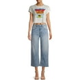 thumbnail image 5 of Jordache Vintage Women's Graphic Cropped T-Shirt, 5 of 8