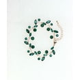 thumbnail image 2 of Faship Gorgeous Green Rhinestone Crystal Floral Bracelet 6.5"-8.5", 2 of 5