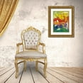 thumbnail image 3 of Da San Lorenzo, Paolo 25x32 Gold Ornate Wood Framed with Double Matting Museum Art Print Titled - Finestra sul porto V, 3 of 4
