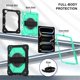 thumbnail image 3 of Funda Resistente a Golpes para iPad Pro 11 2025 / 2024, Funda Protectora de Silicona Anti-caída + Capa de PC con Asa Giratoria de 360°, Soporte, Correa para el Hombro, Verde, 3 of 8
