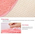thumbnail image 4 of Hgallory Soft Chenille Thick Floor Mats for Bedroom Living Room, Non-Slip Floor Rugs for Entrance Sofa side, Valentine Decor Solid Color Floor Doormat, 20"x24"x0.8", 1 Pack, Pink, Heart, 4 of 8