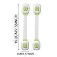 2Pcs Use Child Locks Childproofing Baby Proofing For Drawers