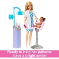 Barbie Careers Dentist Doll Playset with 2 Dolls, Dental Station, Exam