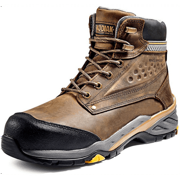 Workwear Outfitters Kodiak Crusade Comp. Toe Waterproof Brown Boot, Size 11W