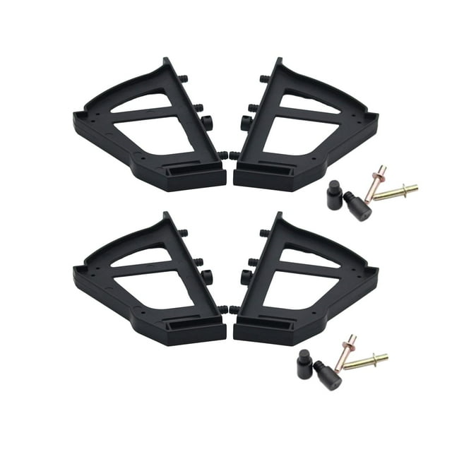 4 piezas de bisagras para zapatero perfecl Bisagra para cajón de zapatos negro