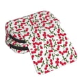 thumbnail image 4 of Kdxio Cherry_1 for Double Compartment Pen Case Oxford Organizer with Zipper Pockets for Students Artists, 4 of 7