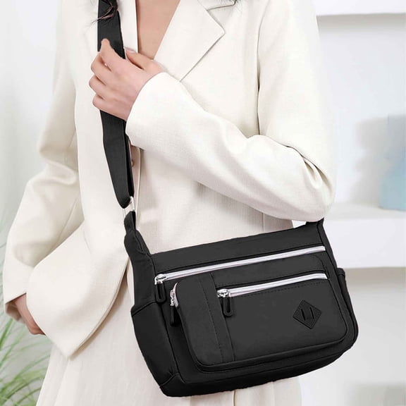 Womens Casual Travel Diaper Bag Large Capacity Crossbody Tote Back to School Bag for Women