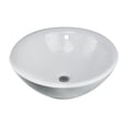 thumbnail image 2 of Brant Point Collection Nantucket Sinks 17 Inch Round White Vessel Sink With Overflow NSV218, 2 of 7